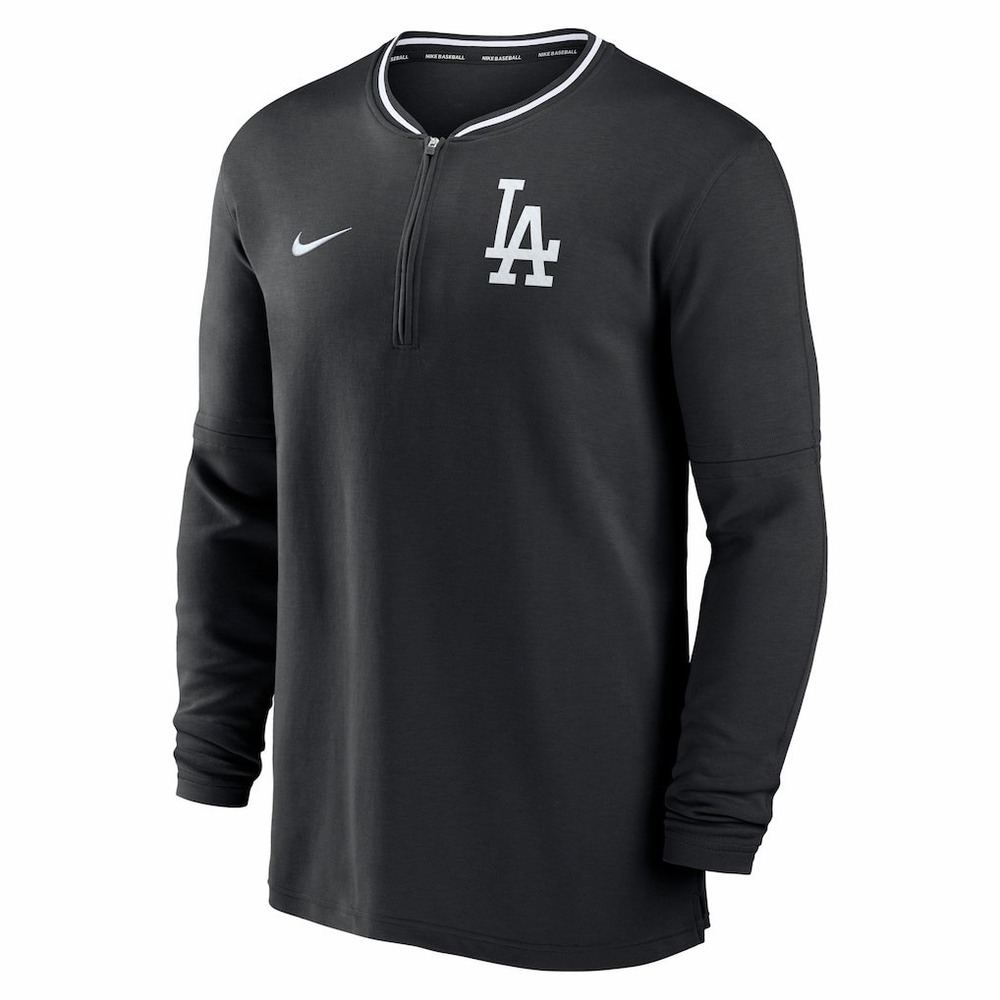 Los Angeles Dodgers XL Nike Black Authentic Collection Performance 1/4 Zip Top
